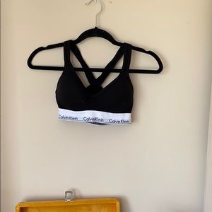 Calvin Klein Black Sports Bra